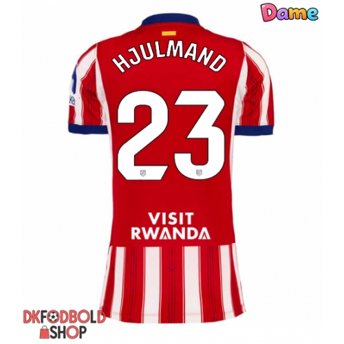 Atletico Madrid Morten Hjulmand #23 Hjemmebanetrøje Dame 2026-27 Kort ærmer